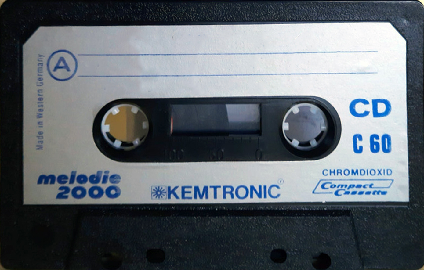 Compact Cassette Melodie 2000 CD 60 "Kemtronic" Type II Chrome 1977 Germany