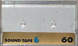 Compact Cassette Sound 2000 Sound Tape 6 60 Type II Chrome 1984 Germany