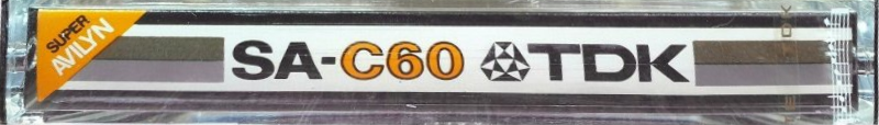 Compact Cassette TDK SA 60 Type II Chrome 1974 Europe, USA
