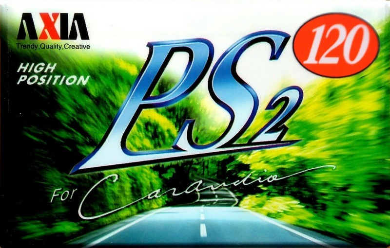 Compact Cassette AXIA PS-II / PS-2 120 "PS2K 120" Type II Chrome 1998 Japan