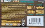 Compact Cassette BASF CM II Chrome Maxima 90 Type II Chrome 1995 Europe