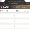 Compact Cassette BASF CM II Chrome Maxima 90 Type II Chrome 1995 Europe