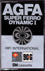 Compact Cassette AGFA Super Ferro Dynamic I 90 Type I Normal 1978 Europe