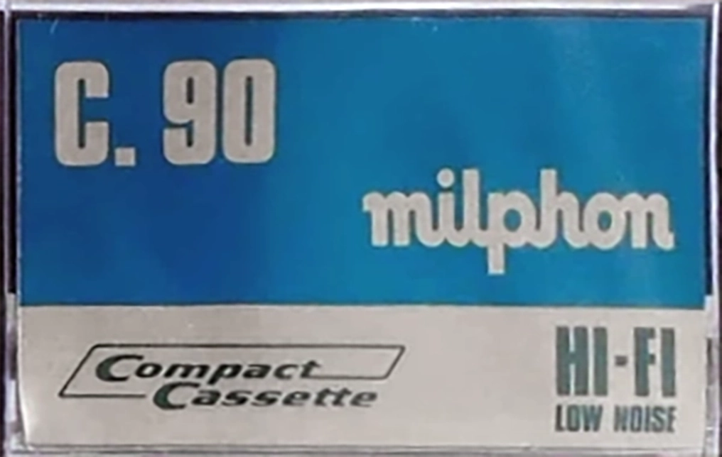 Compact Cassette Milphon 90 Type I Normal 1976 Europe