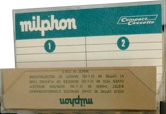 Compact Cassette Milphon 90 Type I Normal 1976 Europe