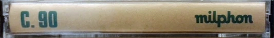 Compact Cassette Milphon 90 Type I Normal 1976 Europe
