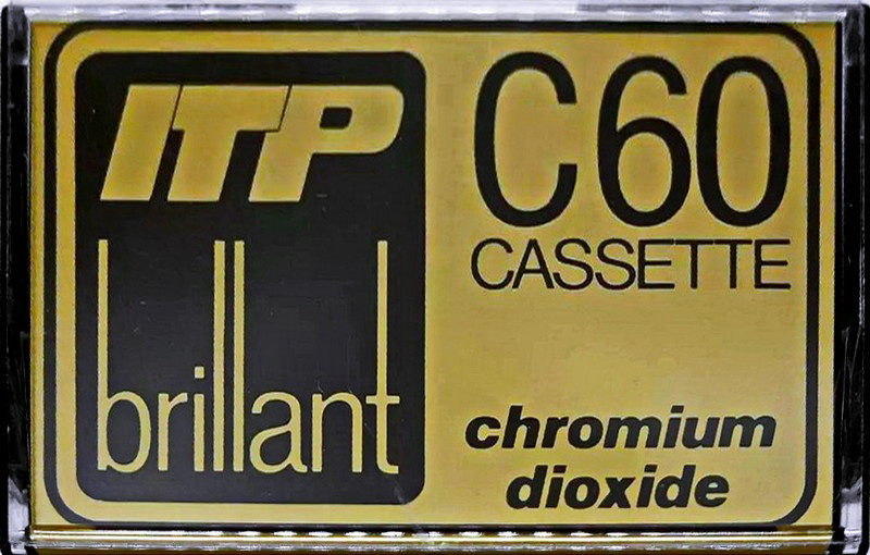 Compact Cassette ITP 60 "Brilliant" Type II Chrome Germany