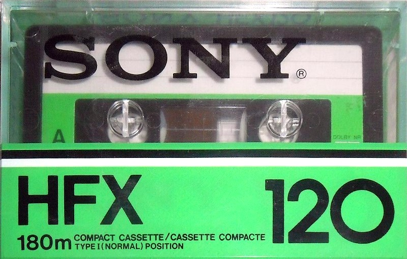Compact Cassette Sony HFX 120 Type I Normal 1978 USA