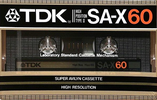 Compact Cassette TDK SA-X 60 Type II Chrome 1984 Europe