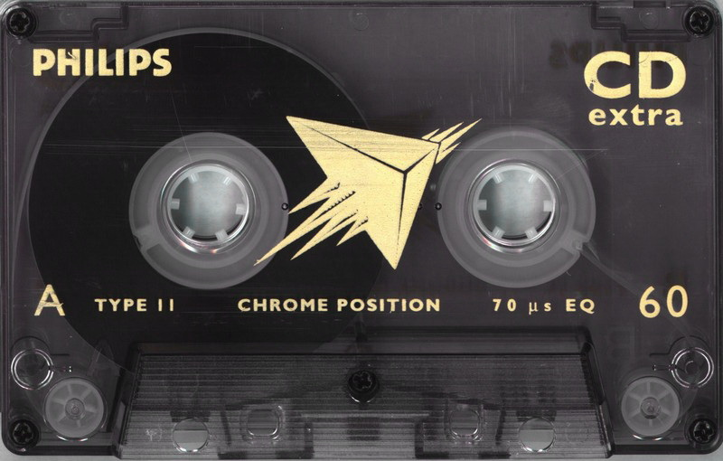Compact Cassette Philips CD Extra 60 Type II Chrome 1997 Europe
