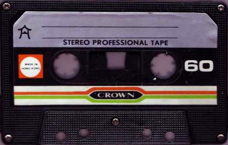 Compact Cassette Crown / Crown Radio Corporation 60 Type I Normal Hong Kong
