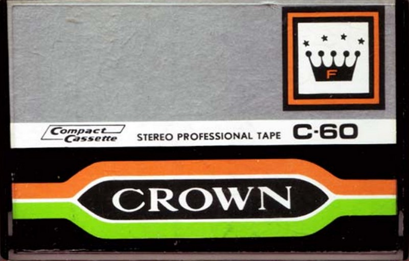 Compact Cassette Crown / Crown Radio Corporation 60 Type I Normal Hong Kong