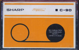 Compact Cassette Sharp 90 Type I Normal 1971 Worldwide