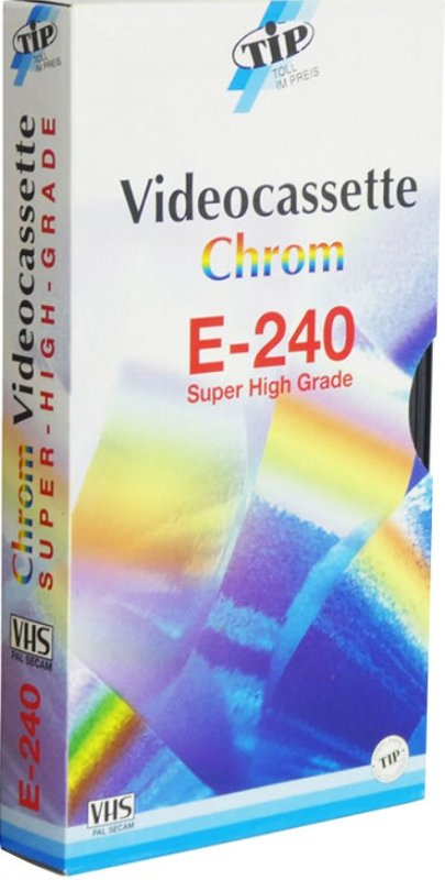 VHS, Video Home System TIP 240 Type II Chrome Germany