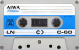 Compact Cassette Aiwa LN 60 Type I Normal 1976 Japan