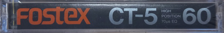 Compact Cassette Fostex 60 "CT-5" Type II Chrome Japan