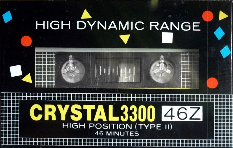 Compact Cassette Crystal 3300 46 Type II Chrome Japan