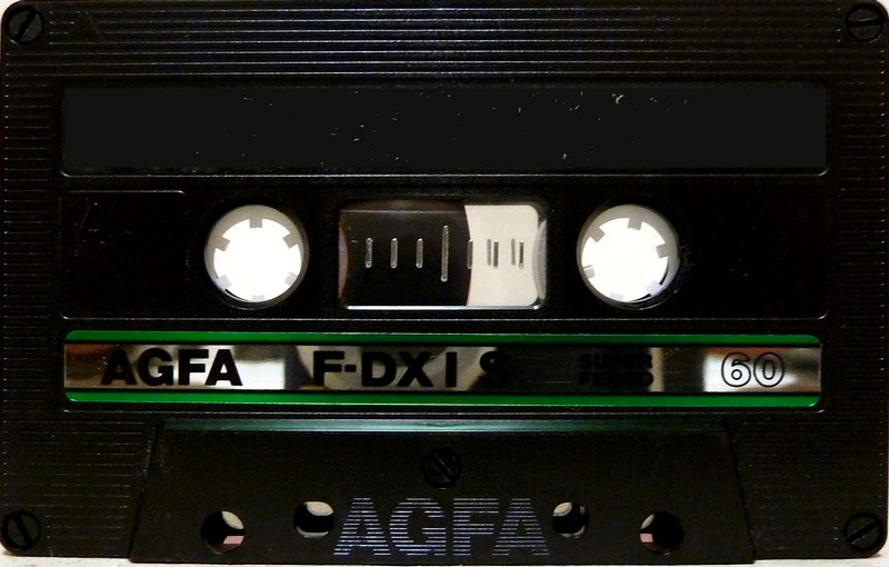 Compact Cassette AGFA F-DX I S 60 Type I Normal 1987 Europe