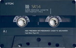Compact Cassette TDK SR 54 "SR-54K" Type II Chrome 1989 Japan