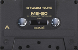 Compact Cassette Maxell Studio Tape MS 20 Type II Chrome 1997 USA