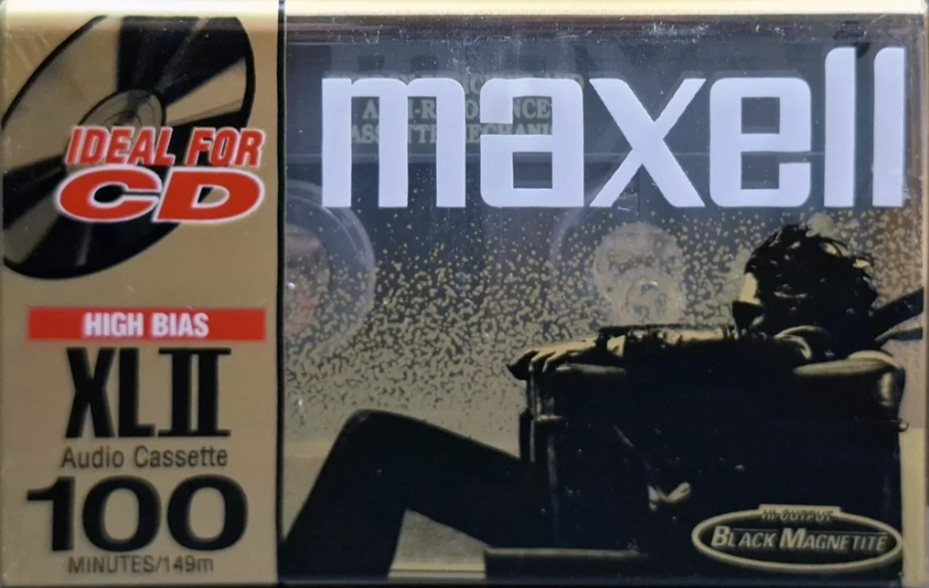 Compact Cassette Maxell XLII 100 Type II Chrome 1998 North America