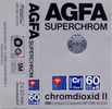 Compact Cassette AGFA Superchrom 60+6 Type II Chrome 1980 Europe