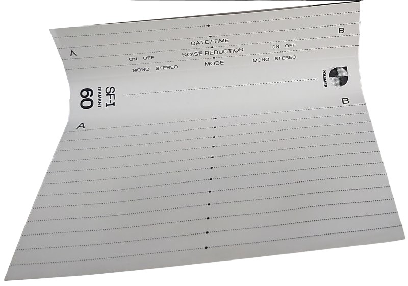 Compact Cassette Polimer Diamant SF-I 60 Type I Normal Hungary