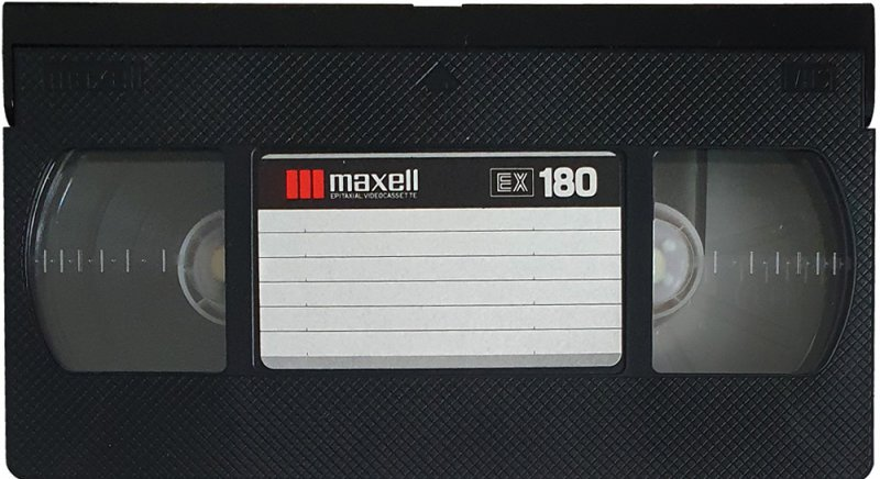 VHS, Video Home System Maxell EX 180 Type II Chrome 1984 Europe