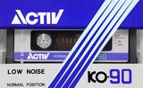 Compact Cassette Activ KO 90 Type I Normal 1986 South Korea