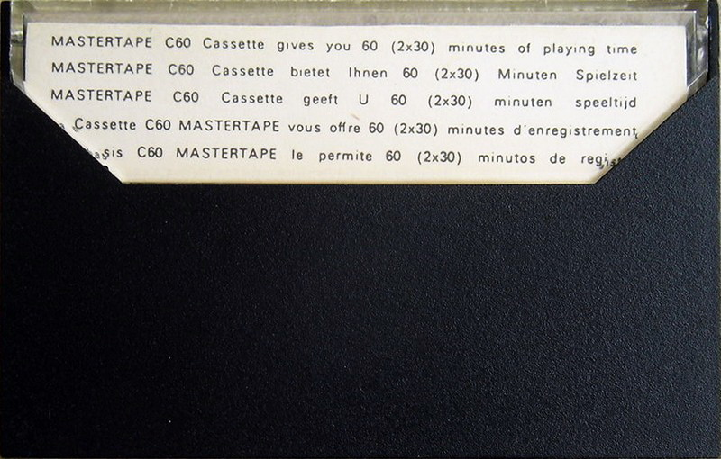 Compact Cassette Mastertape 60 Type I Normal 1975 Europe