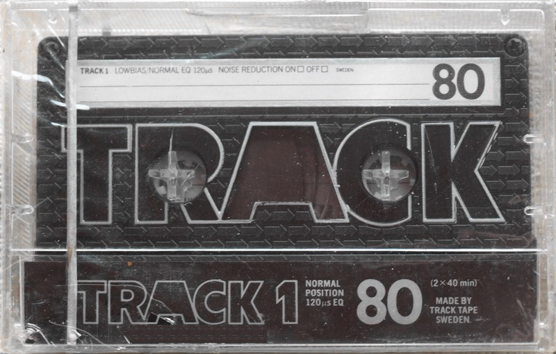 Compact Cassette Track Track 1 80 "TRACK stamp" Type I Normal 1981 Sweden