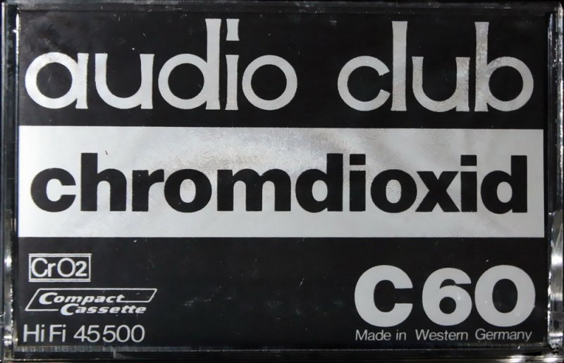 Compact Cassette Audio Club 60 Type II Chrome 1981 Germany
