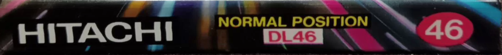 Compact Cassette Hitachi DL 46 Type I Normal 1993 Europe