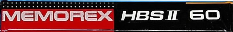 Compact Cassette Memorex HBS II 60 Type II Chrome 1989 North America
