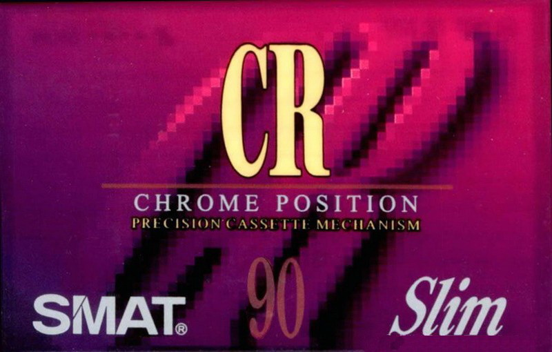 Compact Cassette Smat CR 90 Type II Chrome 1995 South Korea
