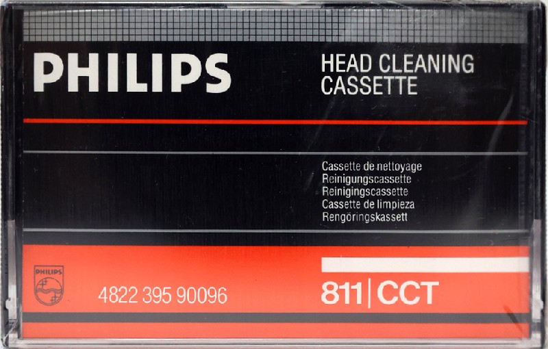 Compact Cassette Philips 811 CCT Cleaning Cassette 1984 Netherlands