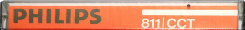 Compact Cassette Philips 811 CCT Cleaning Cassette 1984 Netherlands