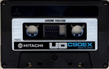 Compact Cassette Hitachi UD 90 "C90EX" Type II Chrome 1977 USA