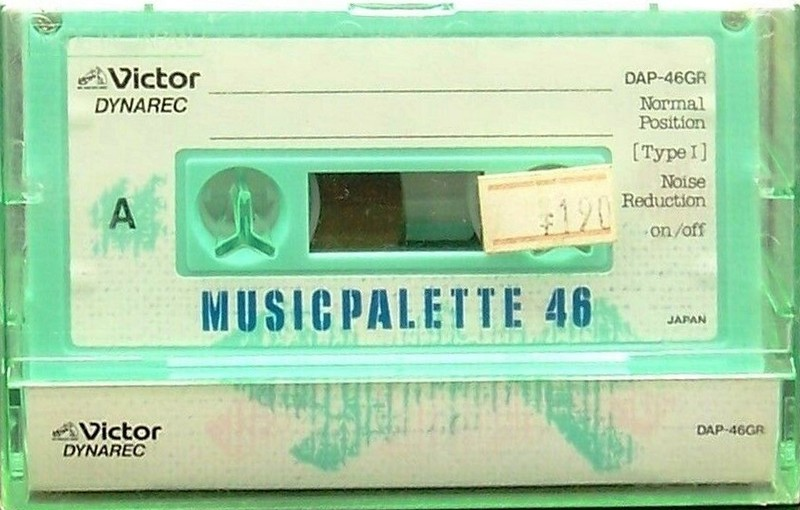 Compact Cassette Victor Musicpalette 46 "DAP-S46GR" Type I Normal 1985 Japan