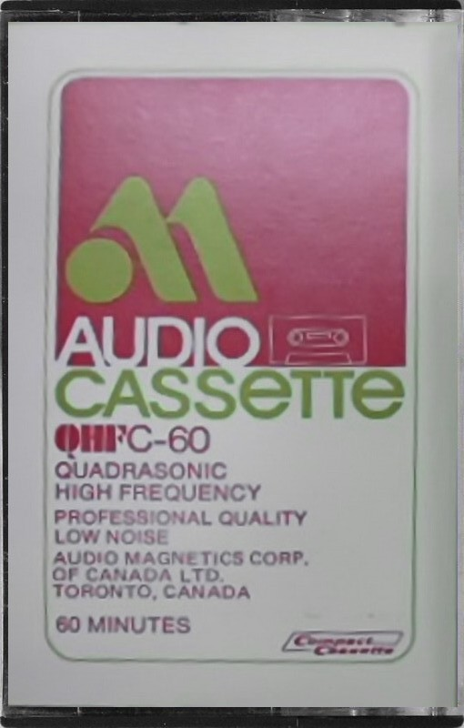 Compact Cassette Audio Magnetics QHF 60 Type I Normal 1970 Canada