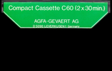 Compact Cassette AGFA LNS 60 Type I Normal 1980 Europe