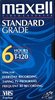 VHS, Video Home System Maxell Standard Grade 120 Type I Normal North America