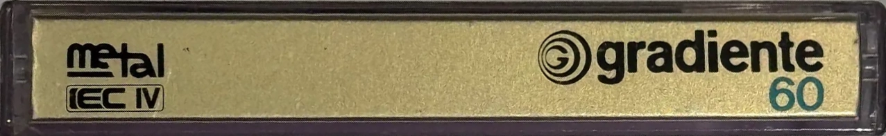 Compact Cassette Gradiente 60 Type IV Metal Latin America
