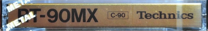Compact Cassette Technics MX 90 "RT-90MX" Type IV Metal 1979 Europe