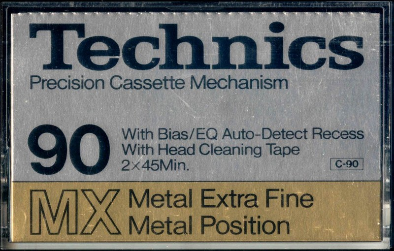 Compact Cassette Technics MX 90 "RT-90MX" Type IV Metal 1979 Europe