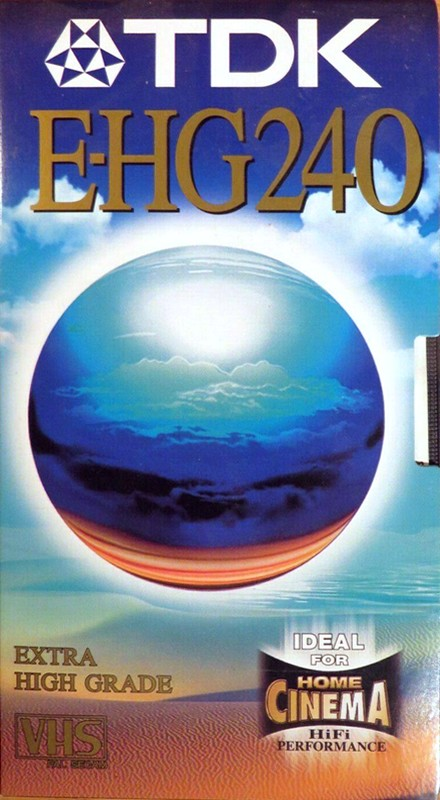 VHS, Video Home System TDK E-HG 240 Type I Normal 1999 Europe