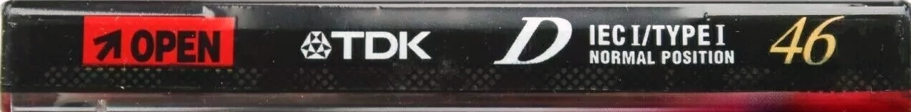 Compact Cassette TDK D 46 Type I Normal 2001 Europe