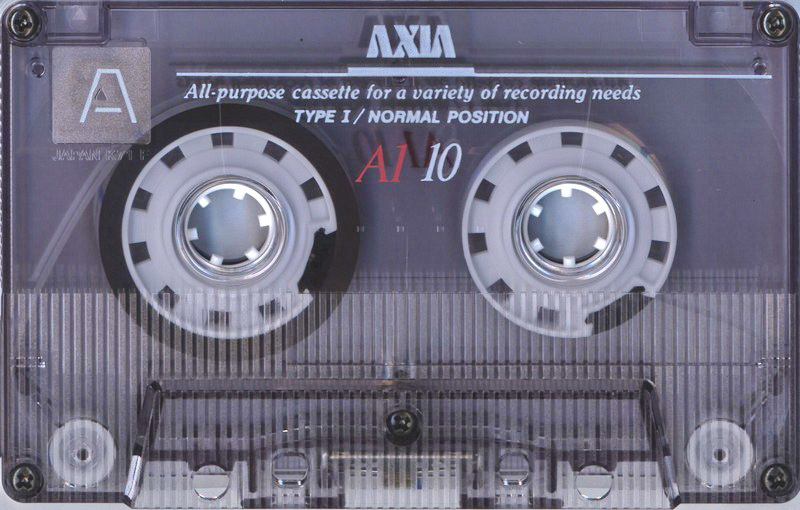 Compact Cassette AXIA A1 10 "A1S 10 Slim" Type I Normal 1991 Japan