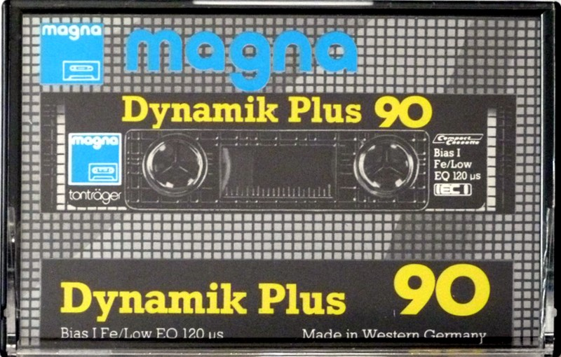 Compact Cassette Magna Dynamic Plus 90 Type I Normal 1984 Germany