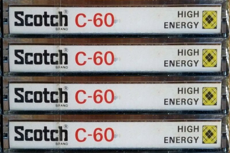Compact Cassette Scotch High Energy 60 Type I Normal 1973 Japan